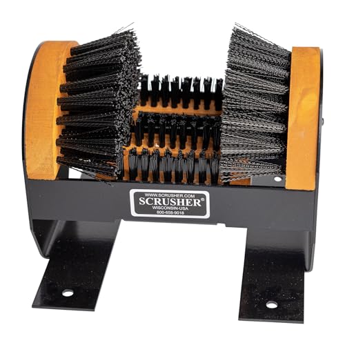 Scrusher - Shoe/Boot Brush & Scrubber - The Deluxe Scrusher Boot & Shoe Cleaner, Weather Resistant Boot Scrubber