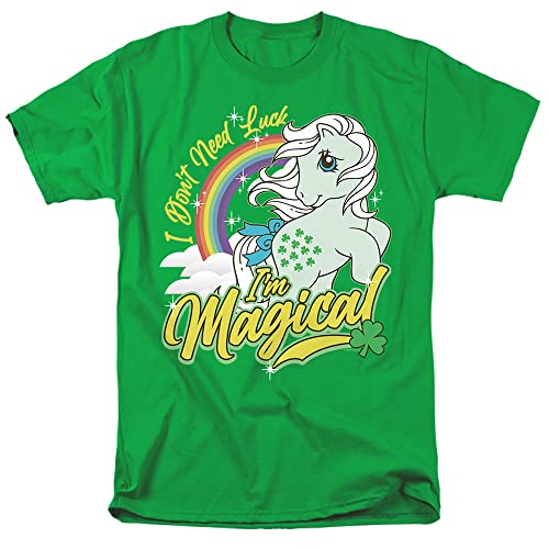 My Little Pony St. Patrick's Day I'm Magical Unisex Adult T Shirt (3X-Large) Kelly Green