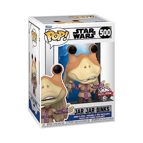 Funko POP! Star Wars: Clone Wars - Jar Jar Binks - Amazon Exclusive - Collectable Vinyl Figure - Gift Idea - Official Products - Toys for Kids and Adults - TV Fans