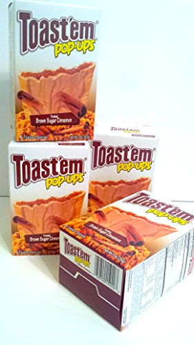 Toast'em Pop-Ups Brown Sugar Cinnamon Toast'em Toaster Pastries 6 count (4 pack)