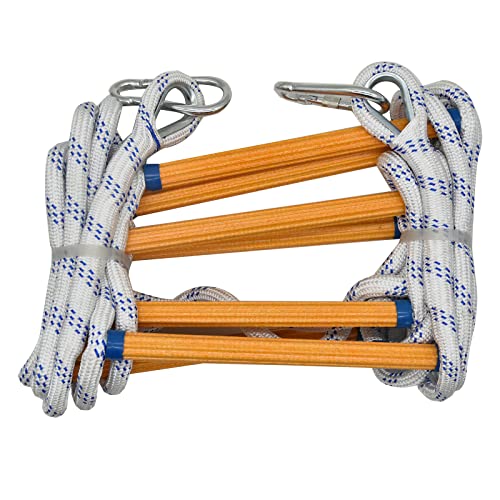 16ft Fire Escape Rope Ladder Emergency Fire Ladders Fire Escape Ladder for 2 Story