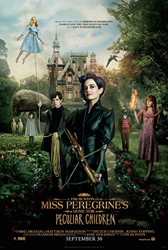 Movie Poster MISS PEREGRINE'S HOME FOR PECULIAR CHILDREN 2 Sided ORIGINAL 27x40 TIM BURTON