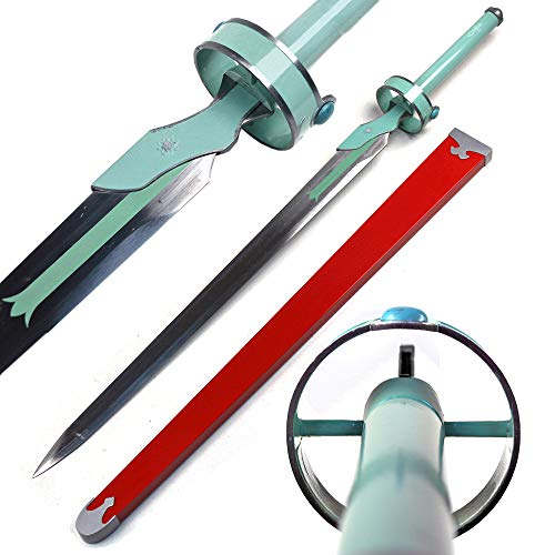Sword Art Online SAO Kirito Elucidator Sword Medium Carbon Steel with Sheath … (Asuna Yuuki)