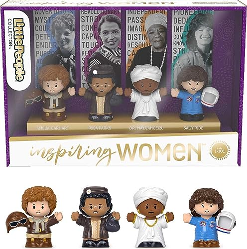 Little People Collector Inspiring Women Special Edition Figure Set in Display Gift Package for Adults & Fans, 4 Figurines