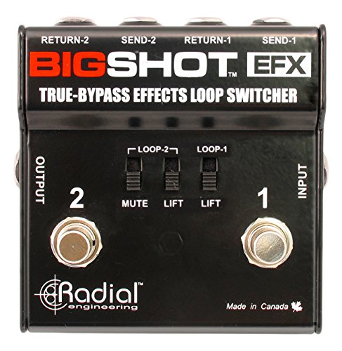 Radial BigShot EFX True Bybass Effects Loop Switcher