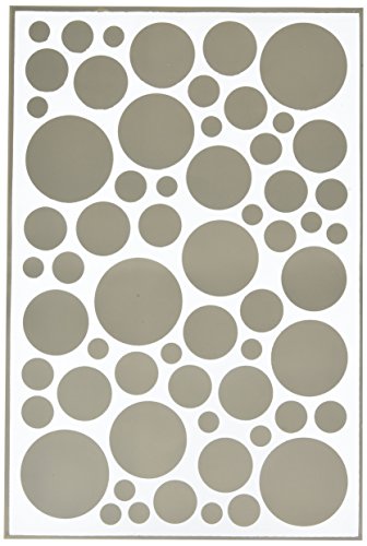 Hazel & Ruby HRSM340 Peel Away Pattern Stencil Mask Sheet, 12 by 18-Inch Confetti