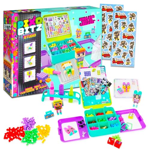 Pixobitz Studio 500 Water Fuse Beads for Kids Set - includes a Pixobitz Studio with Stickers | Endless Ways to Create for Children, Arts & Craft