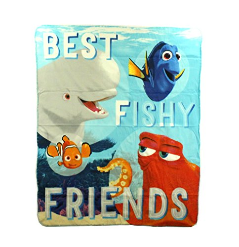 Finding Dory 'Best Fishy Friends' Fleece Character Blanket 50 x 60-inches