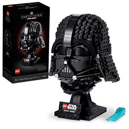 LEGO Star Wars Darth Vader Helmet Set, Mask Model Kit for Adults to Build and Display, Collectible Star Wars Home Décor, 75304