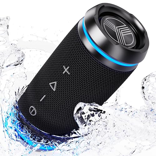 TREBLAB HD77 - Portable Wireless Bluetooth Speaker, 30W Stereo, 20H Battery, IPX6 Waterproof, TWS Mode, Shockproof