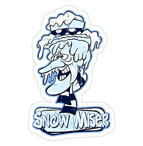 Snow Miser Decal Sticker - Sticker Graphic - Auto, Wall, Laptop, Cell, Truck Sticker for Windows, Cars, Trucks