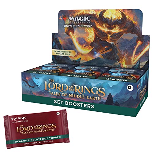 Magic: The Gathering The Lord of The Rings: Tales of Middle-Earth Set Booster Box - Various, 30 Packs (360 Magic Cards)