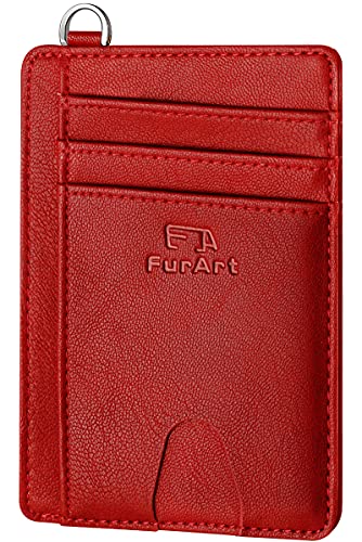 FurArt Slim Minimalist Wallet, Front Pocket Wallets, RFID Blocking, Credit Card Holder for Men & Women