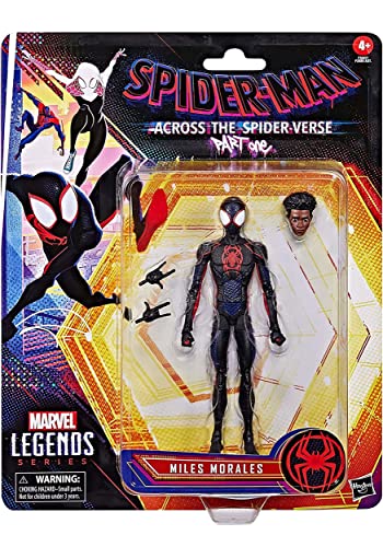 Marvel Legends Series Spider-Man: Across The Spider-Verse Miles Morales 6-inch Action Figure Toy, 3 Accessories