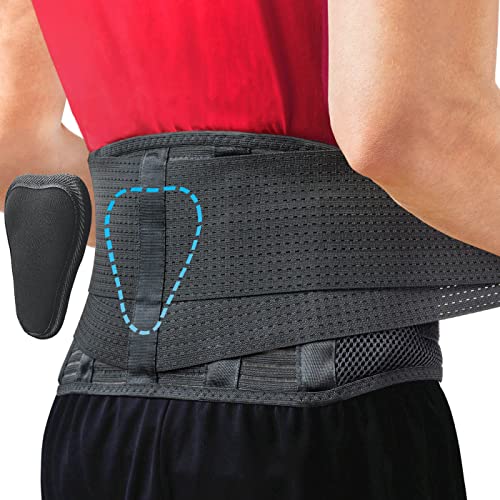 Sparthos Back Support Belt - Immediate Relief from Back Pain, Sciatica, Herniated Disc - Breathable Brace With Lumbar Pad - Lower Backbrace For Home & Lifting At Work - For Men & Women - (Small)