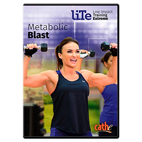 Cathe Friedrich LITE Metabolic Blast Low Impact Workout DVD For Women - Use This Total Body Exercise DVD To Burn Calories While Toning and Sculpting Youe Muscles
