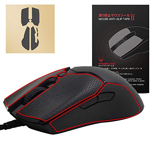 Hotline Games 2.0 Anti Slip Mouse Grip Tape Compatible with Razer Viper Mini Ultralight Gaming Mouse Skins,Sweat Resistant,Cut to Fit,Easy to Apply,Professional Mice Upgrade