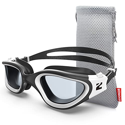 ZIONOR Swim Goggles, G1 SE Swimming Goggles Anti-fog for Adult Men Women, UV Protection, No Leaking (Clear Lens)