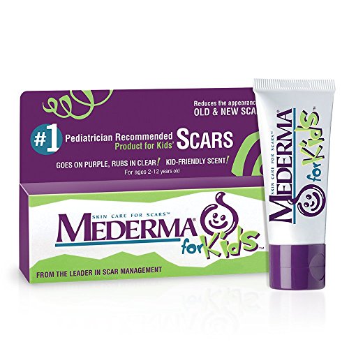 Mederma Kids Skin Care - Reduces the Appearance of Scars, 1 Pediatrician Recommended Product for Scars, Goes on Purple, Rubs in Clear, Kid-Friendly Scent, 0.7 Oz (Package May Vary)