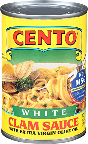 Cento - White Clam Sauce, (4)- 10.5 oz. Cans