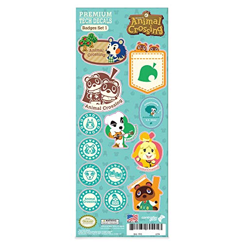 Controller Gear authentic and official Nintendo Animal Crossing tech decals (Scrapbook Memories Design)