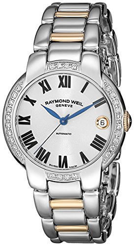 Raymond Weil Women's Jasmine Stainless Steel Watch with Two-Tone Stainless Steel Link Bracelet