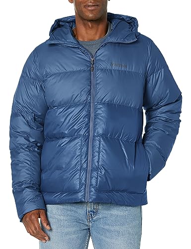 MARMOT Men’s Guides Hoody Jacket | Down-Insulated, Water-Resistant, Lightweight, Storm, Medium