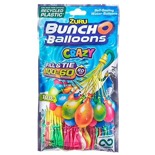 Zuru Bunch O Balloons Water Balloons Assorted Colors (Count 100+)