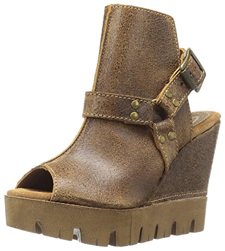 Sbicca Women's Rayanne Ankle Bootie, Camel, 9 B US