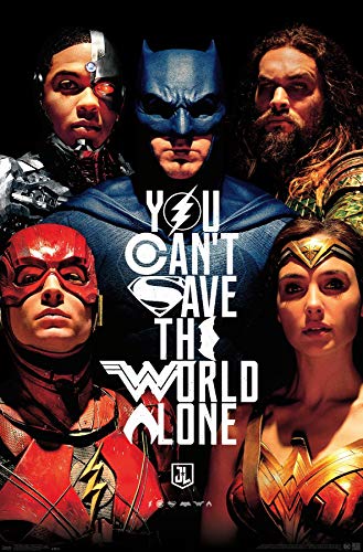 Trends International DC Comics Movie-Justice League-Save The World Wall Poster, 22.375 in x 34 in, Unframed Version