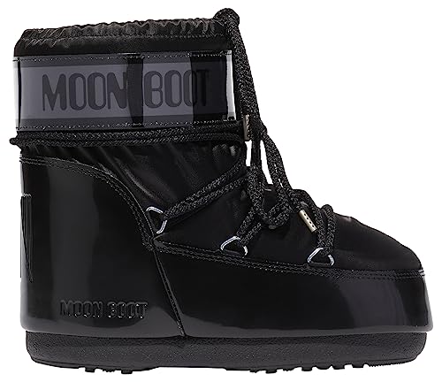 Moon Boot, Icon Low Glance Unisex Boots, 42/44, Black