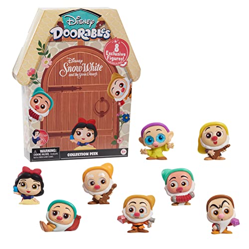 Disney Doorables Snow White Collection Peek, Officially Licensed Kids Toys for Ages 3 Up by Just Play