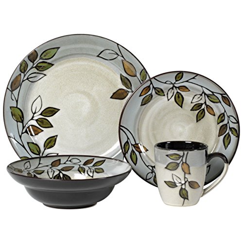 Pfaltzgraff Rustic Leaves Dinnerware Set, Assorted