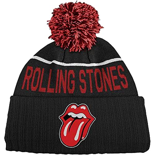 Men's Rolling Stones Classic Tongue Beanie Black