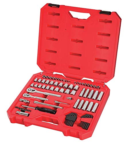 CRAFTSMAN Mechanics Tool Set, SAE/Metric, 1/4-Inch Drive, 83-Piece (CMMT12021)