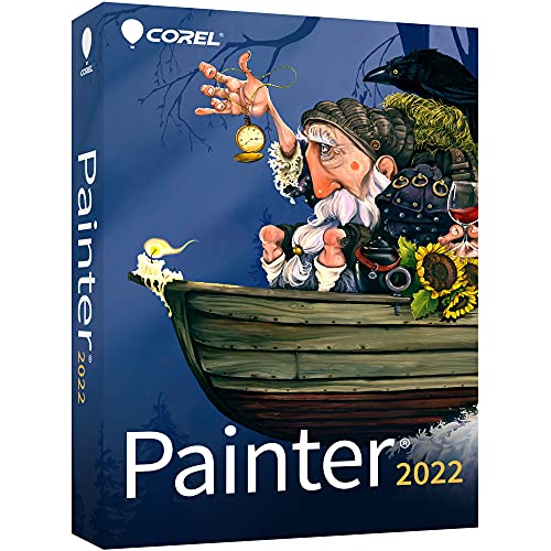 [Old Version] Corel Painter 2022 | Professional Digital Painting Software | Illustration, Concept, Photo & Fine Art [PC/Mac Key Card]