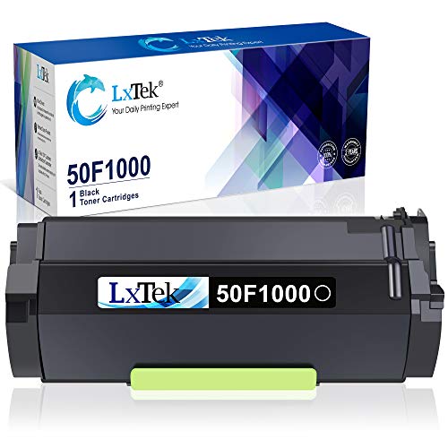LxTek Compatible 50F1H00 501H Toner Cartridge Replacement for Lexmark 501H 501X 50F1X00 50F1000 for MS510dn MS415dn MS610de MS310d MS312dn MS410dn MS310dn MS410d (Black, 1 Pack)