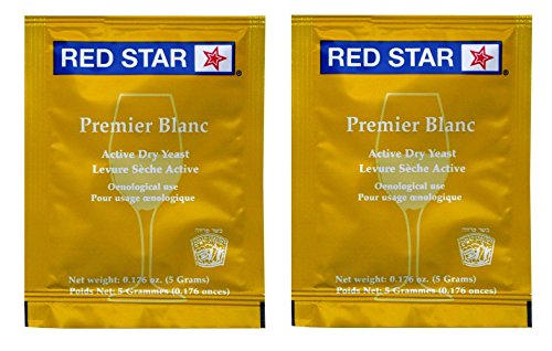 Red Star Premier Blanc Champagne Yeast - 2 Pack