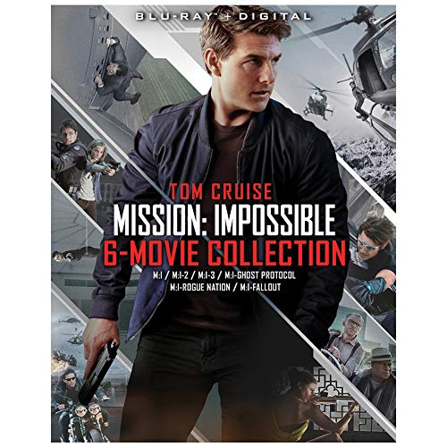 Mission Impossible 6-Movie Collection: M:I / M:I-2 / M:I-3 / M:I-Ghost Protocol / M:I-Rogue Nation / M:I-Fallout (7 Blu-Ray)