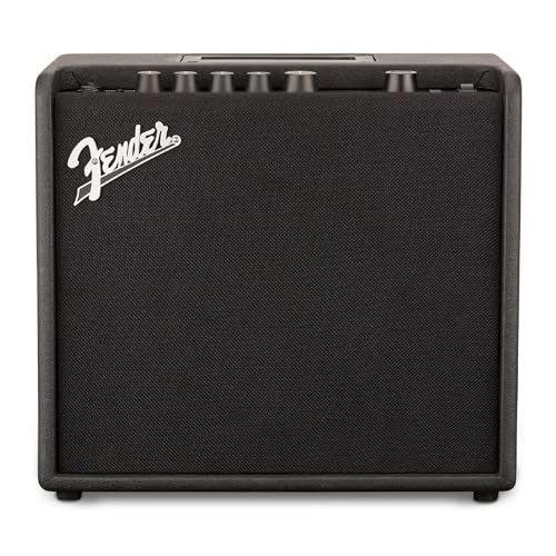 Fender Mustang LT25 Guitar Amp, 25-Watt Combo Amp, with 2-Year Warranty, 30 Preset Effects with USB Audio Interface for Recording