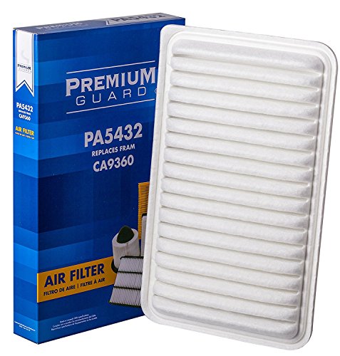 PG Engine Air Filter PA5432 | Fits 2011-02 Toyota Camry, 2013-08 Highlander, 2006-04 Sienna, 2008-04 Solara, 2009-07 Lexus RX350, 2006-04 RX330, 2003-02 ES300