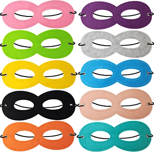 RONYOUNG 30PCS Masks for Kids Party Cosplay Dress Up Superhero Eye Masks for Halloween Christmas Birthday