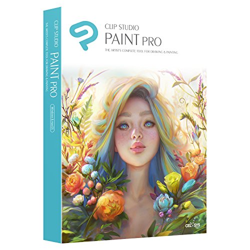 CLIP STUDIO PAINT PRO - Version 1 - Perpetual License - for Microsoft Windows and MacOS