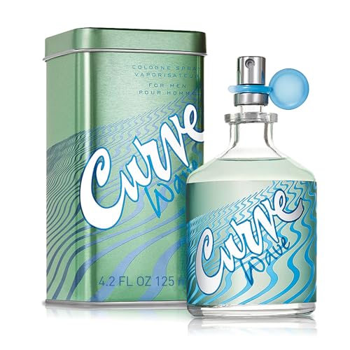 Curve Wave For Men, Cologne Spray with Casual Cool Day or Night Scent, 4.2 oz