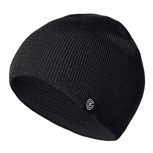 Original Beanie Cap - Soft Knit Beanie Hat - Warm and Durable (Black)