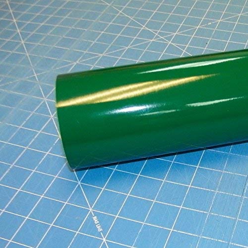 12' x 10 Ft Roll of Glossy Oracal 651 Forest Green Vinyl for Craft Cutters and Vinyl Sign Cutters