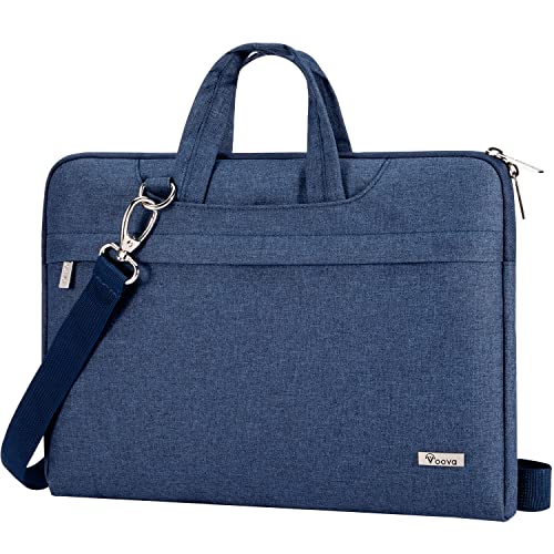 Voova 15.6 16 Inch Laptop Sleeve Case Bag,Slim Computer Carry Case Compatible with MacBook Pro 16 M3 M2 M1 Pro/Max 2023-2019,Dell XPS 15,15 Surface Laptop 5/4,15-16 Inch Hp Lenovo Dell Acer Asus,Blue