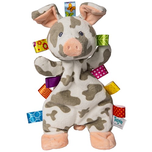 Taggies Patches Pig Lovey Soft Toy , 12 Inch (Pack of 1)