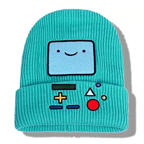 Adventure Time Anime Beanie Hats for Adults Men Women Funny Hat Green