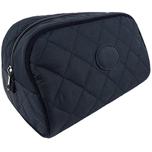 RED X Mens Navy Blue Quilted Travel Washbag Heritage Collection, Navy Blue, Washbag
